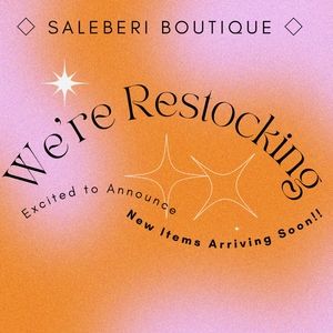 New Items Arriving Soon!